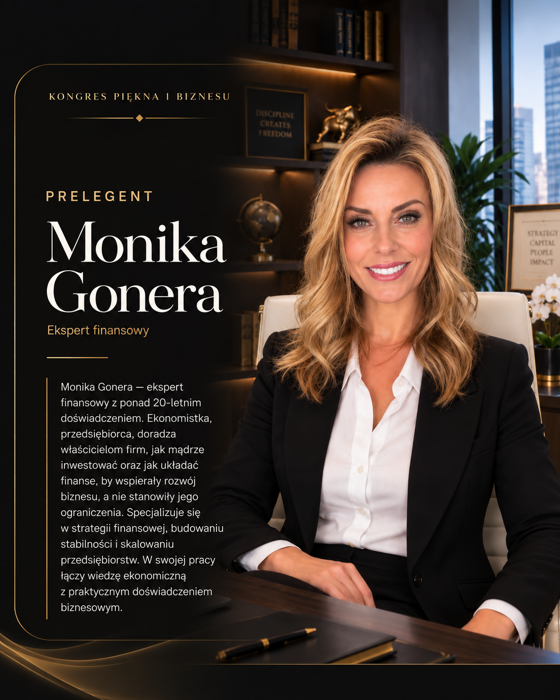 Monika Gonera — prelegentka Kongresu Piękna i Biznesu
